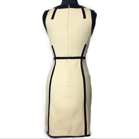 Tory Burch | Addis Sleeveless Trim Knit Dress - Picture 2 of 8